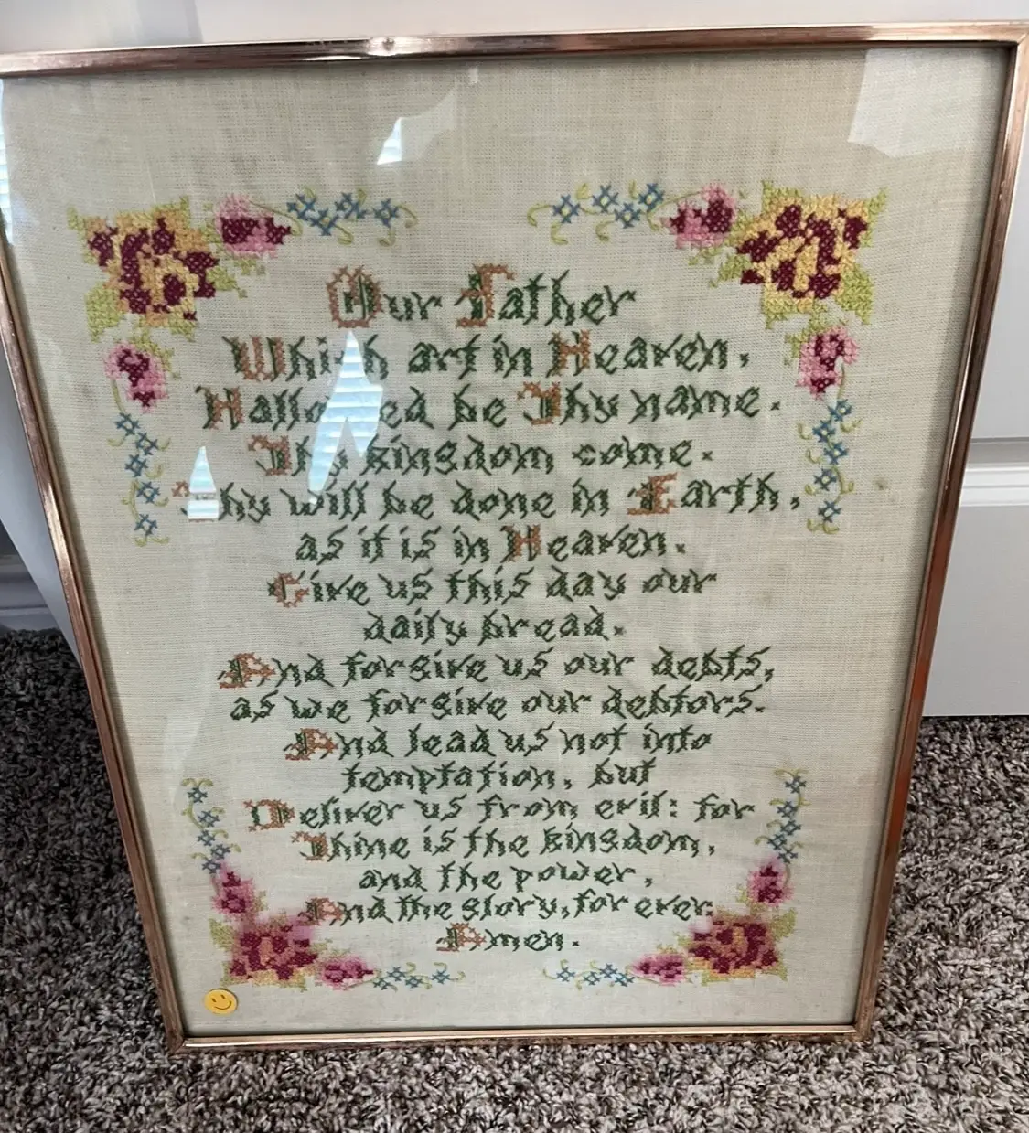 The lords prayer frame